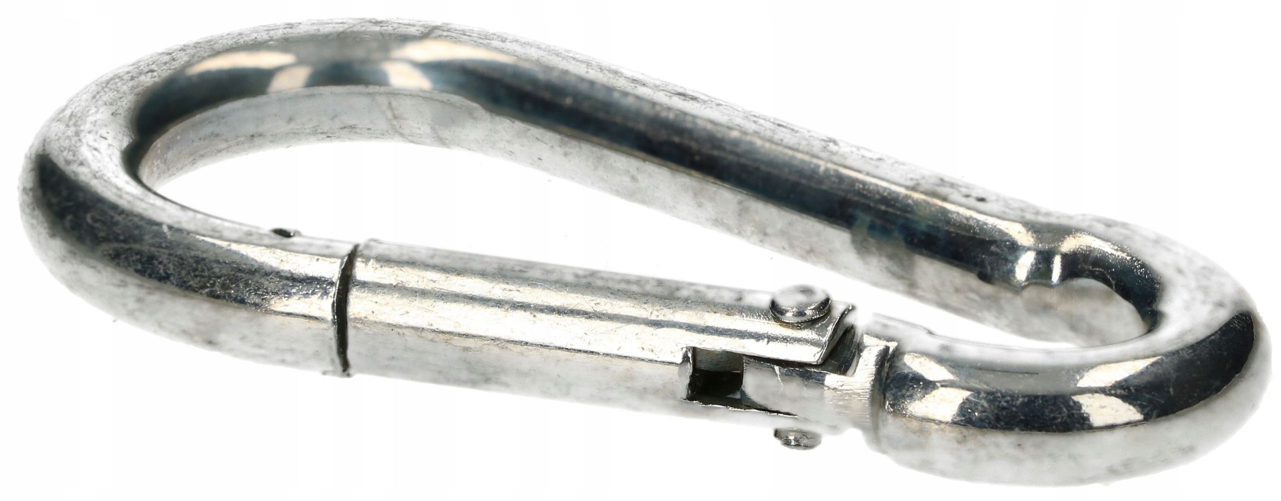 KARABIŃCZYK STRAŻACKI ZACZEP KARABINEK HAK LIN 80 OCYNKOWANY Grubość 9 mm