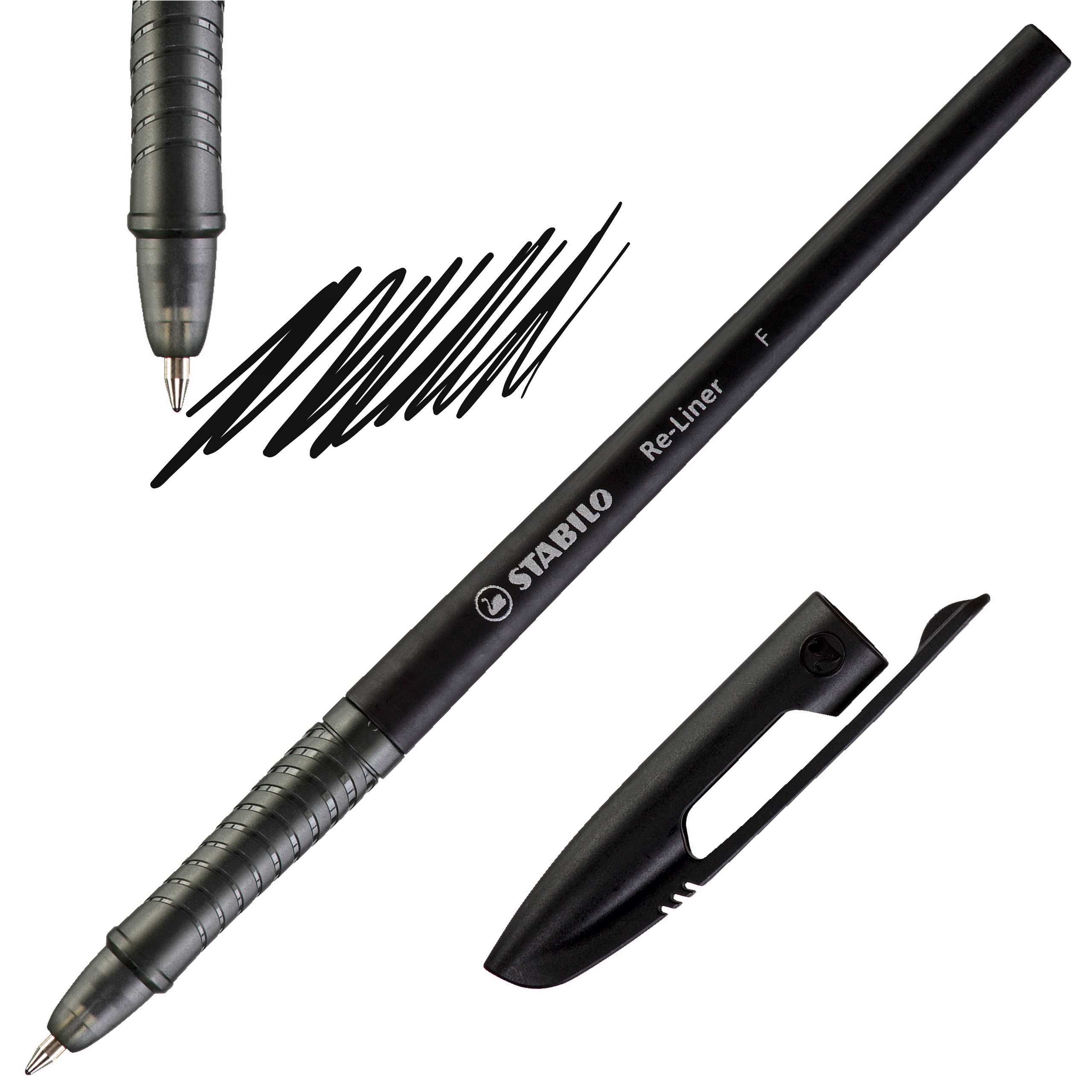 

Długopis Stabilo Re-Liner 868/1-46 F czarny