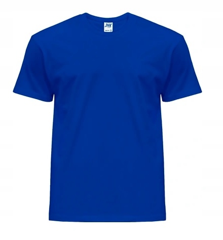 

T-shirt Męski Koszulka Niebieska 100% Baw. Jhk Xs