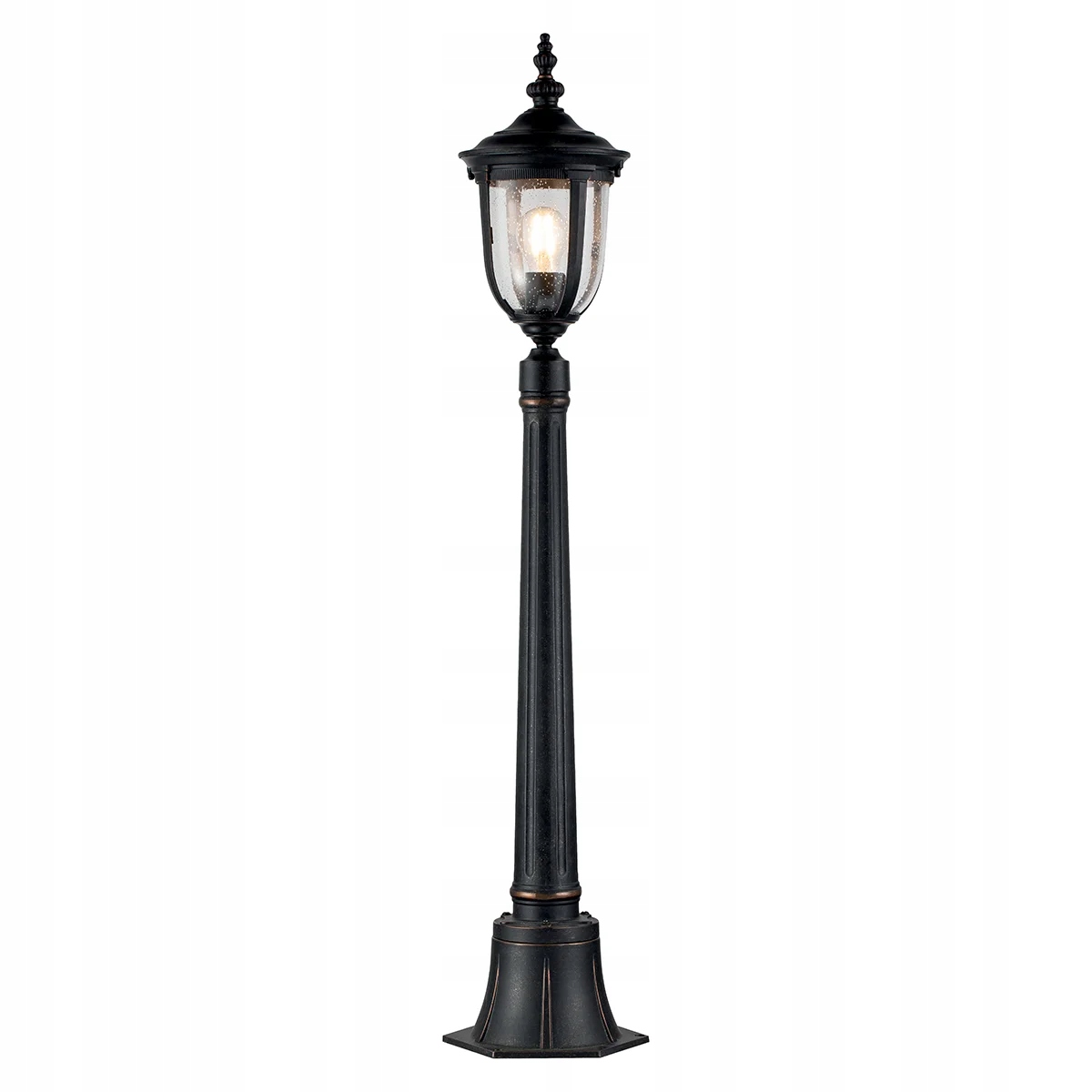 Venkovní stojací lampa klasická zahradní zestárlá hnědá 109 Elstead