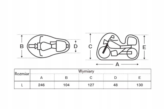 Pokrowiec do SUZUKI AN 400 650 BURGMAN DL 650 VSTROM miejsce na kufer Producent Biketec