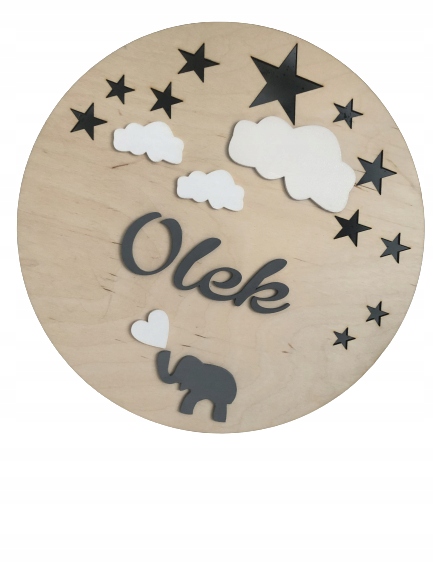 

Lampka nocna Led Z Imieniem Na Baterie 30cm