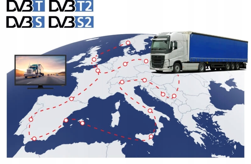 TELEWIZOR SAMOCHODOWY 22" SMART TV WebOs HbbTV 12V Liczba złączy HDMI 3