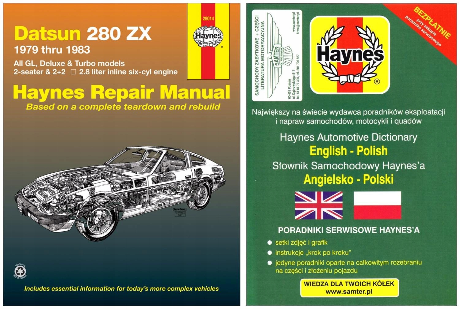 Datsun 280ZX (1979-1983) instrukcja napraw Haynes +GRATIS 24h