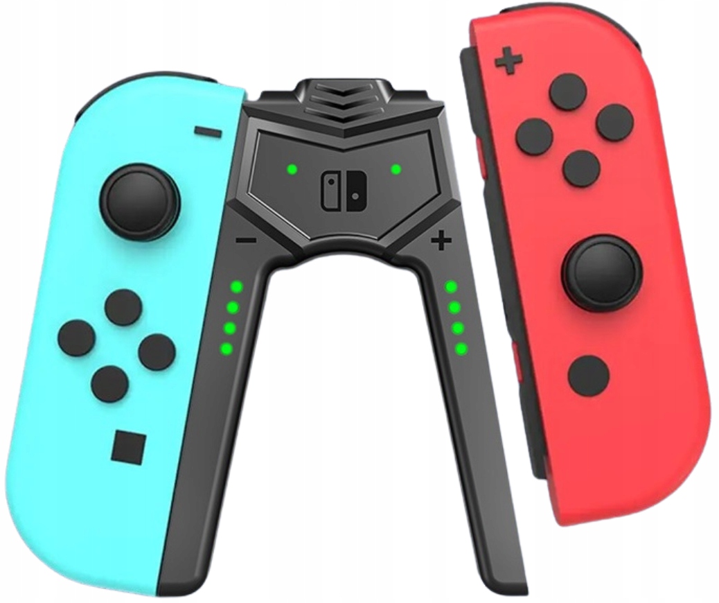 UCHWYT GRIP ŁADUJĄCY DO NINTENDO SWITCH OLED ŁADOWARKA JOY-CON PAD