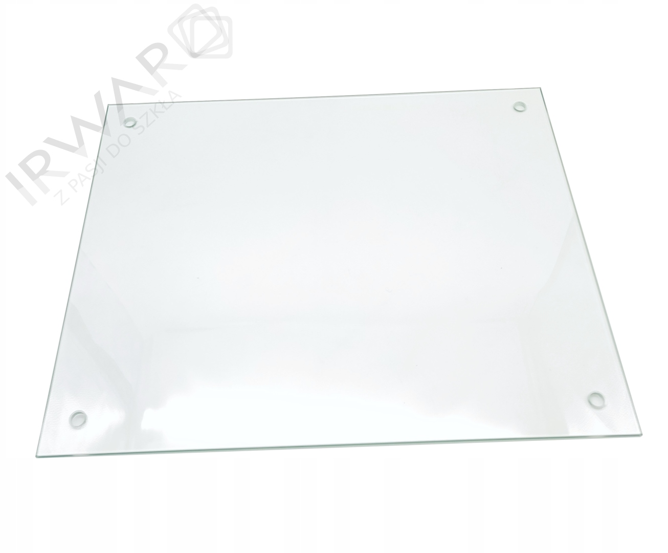 Panel szklany hartowany 50x60 przeźroczysty Fi12