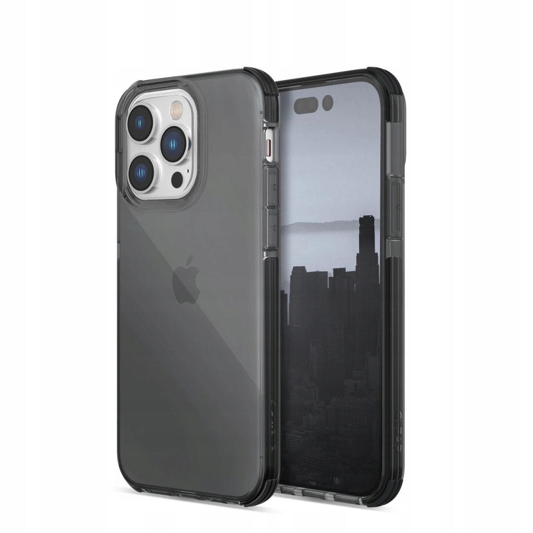 Raptic X-Doria Clear Case etui do iPhone 14 Pro pancerny pokrowiec szary