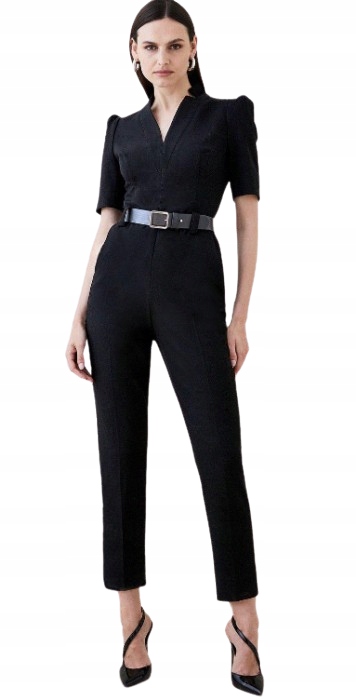 Karen Millen Černá Kombinéza Pro Nízké 44 B1G