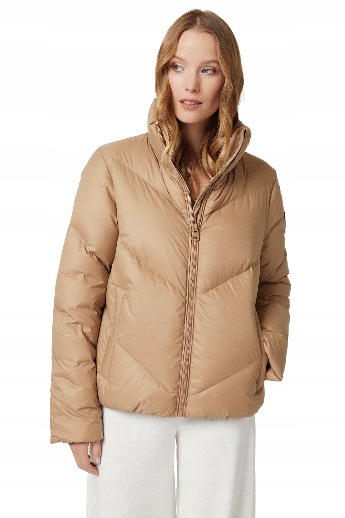 Kurtka Damska Puchowa Camel Lancerto Rorby 42
