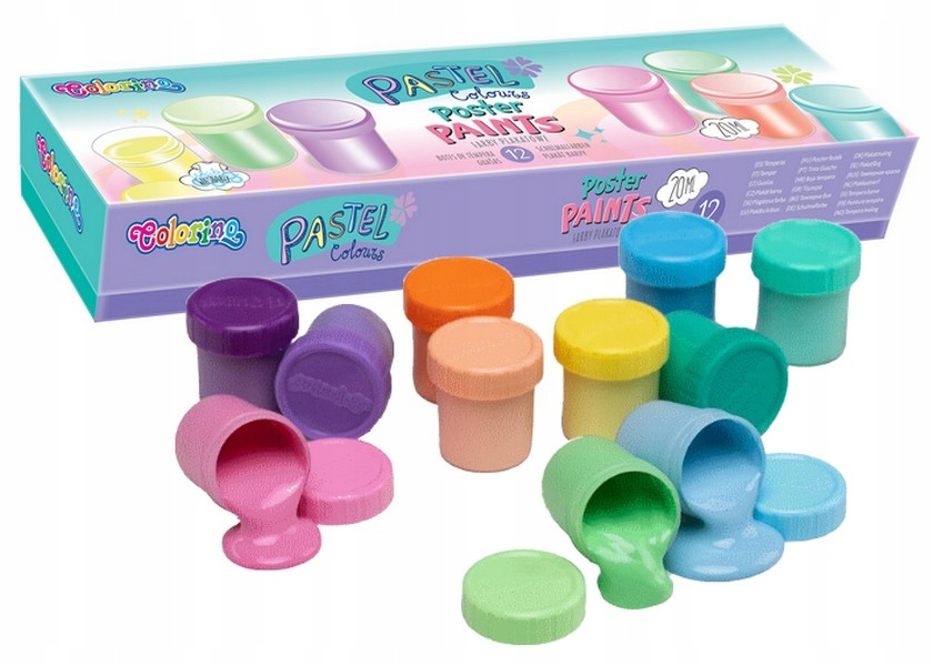 

Colorino Farby Plakatowe Pastelowe 12 Kol 87812
