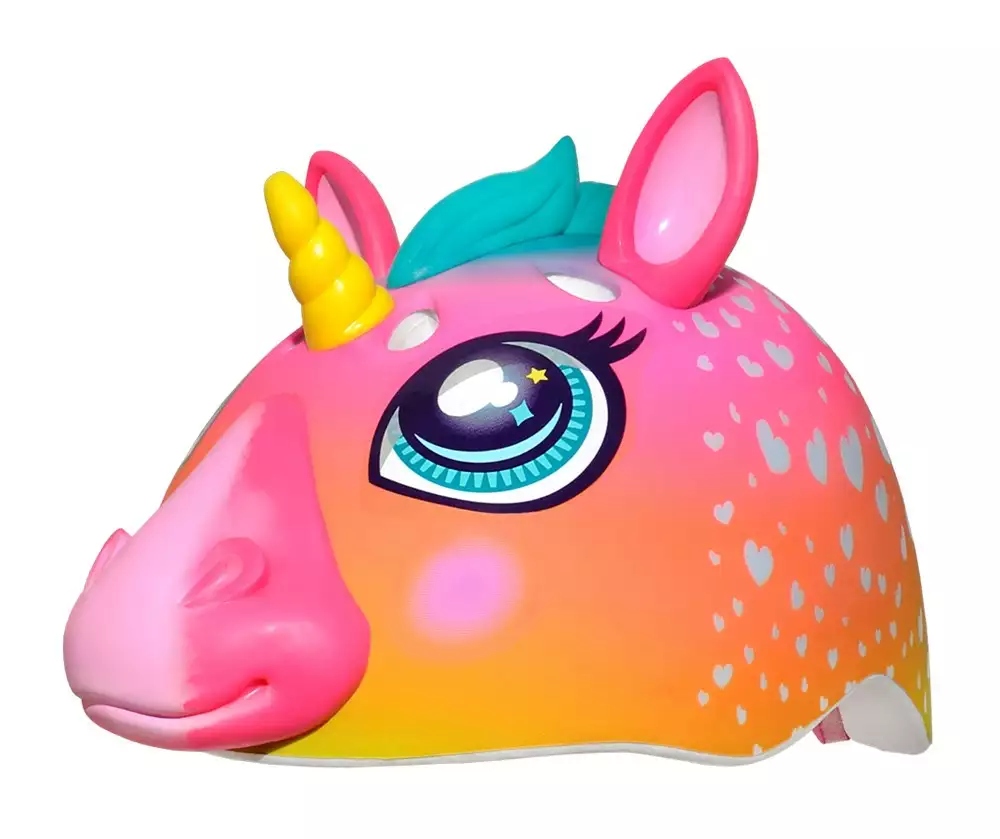 Kask dziecięcy Raskullz Rainbow Corn Led S z lampką Led