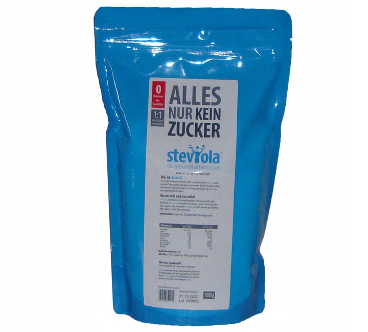 Stévie Sladidlo Stevia Prášek 1KG kvalita Německo