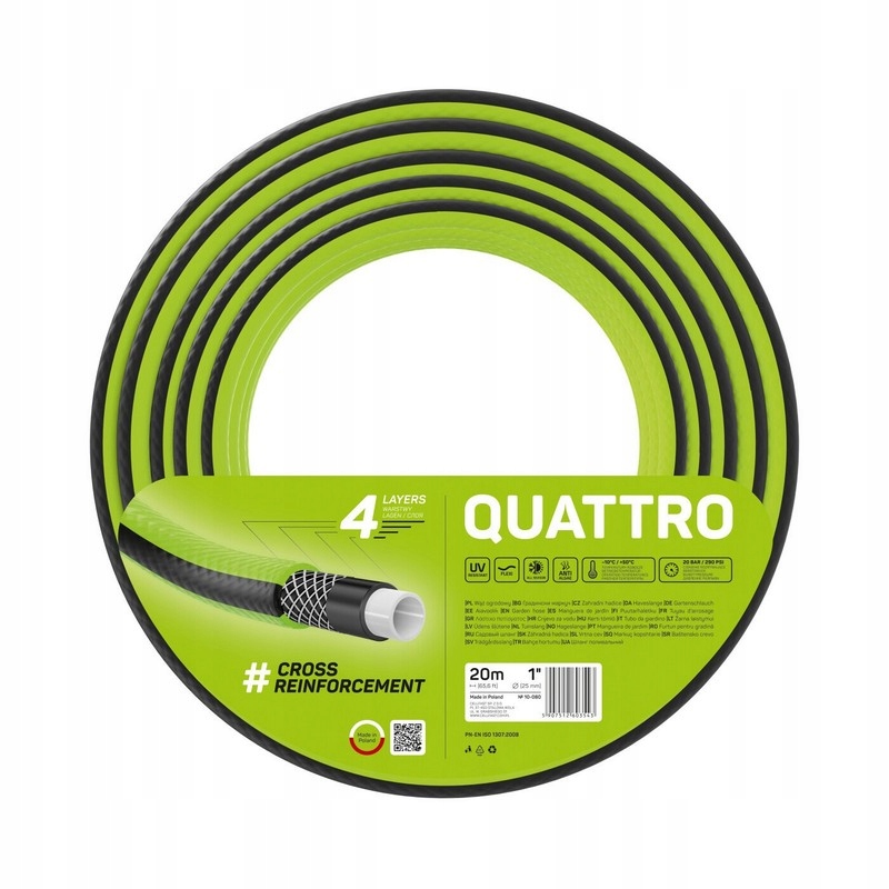 Hadice Quattro 1'' 20M
