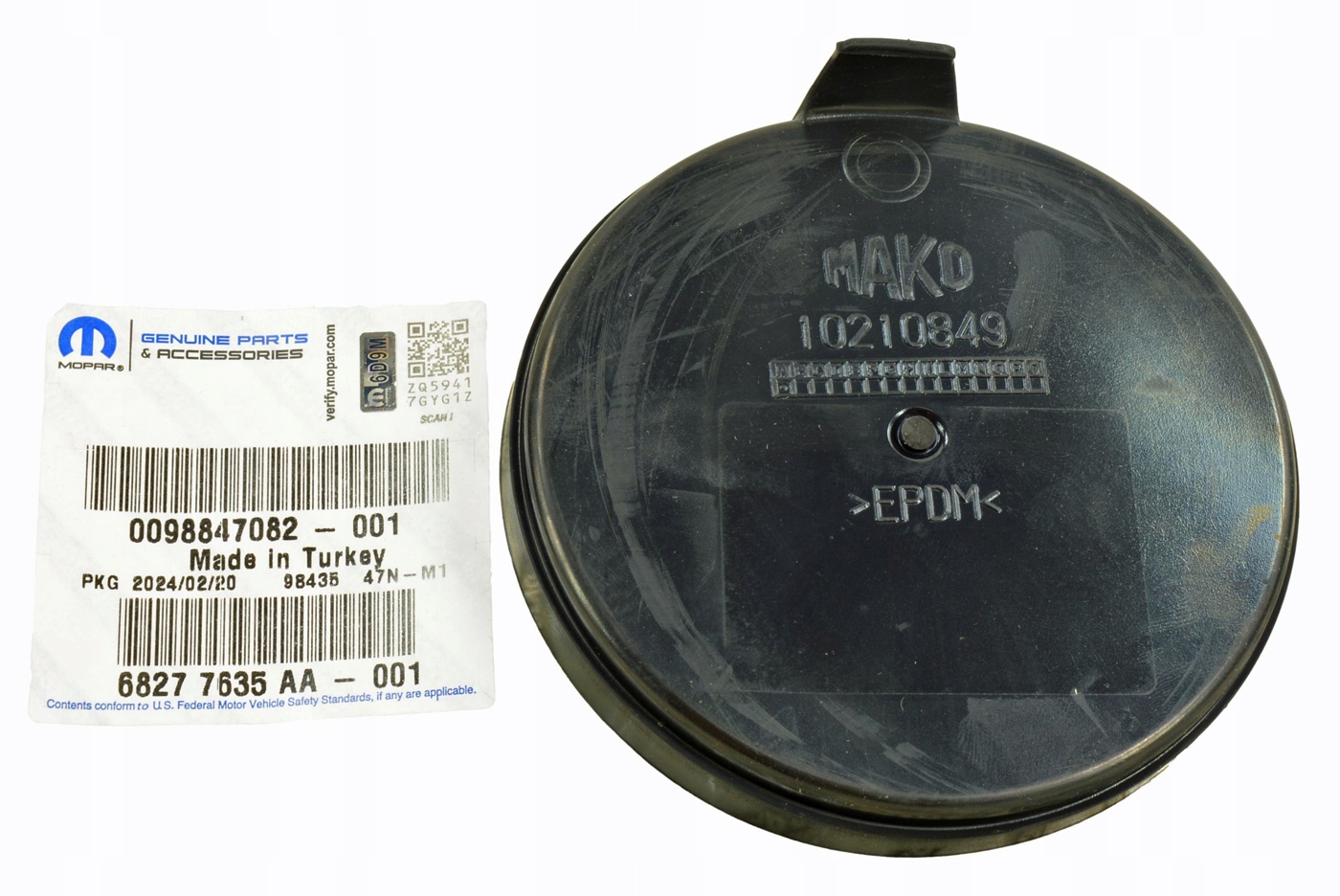 ZAŚLEPKA ZATYCZKA REFLEKTORA LAMPY FIAT TIPO II DOBLO LINEA 10CM ORYGINAŁ