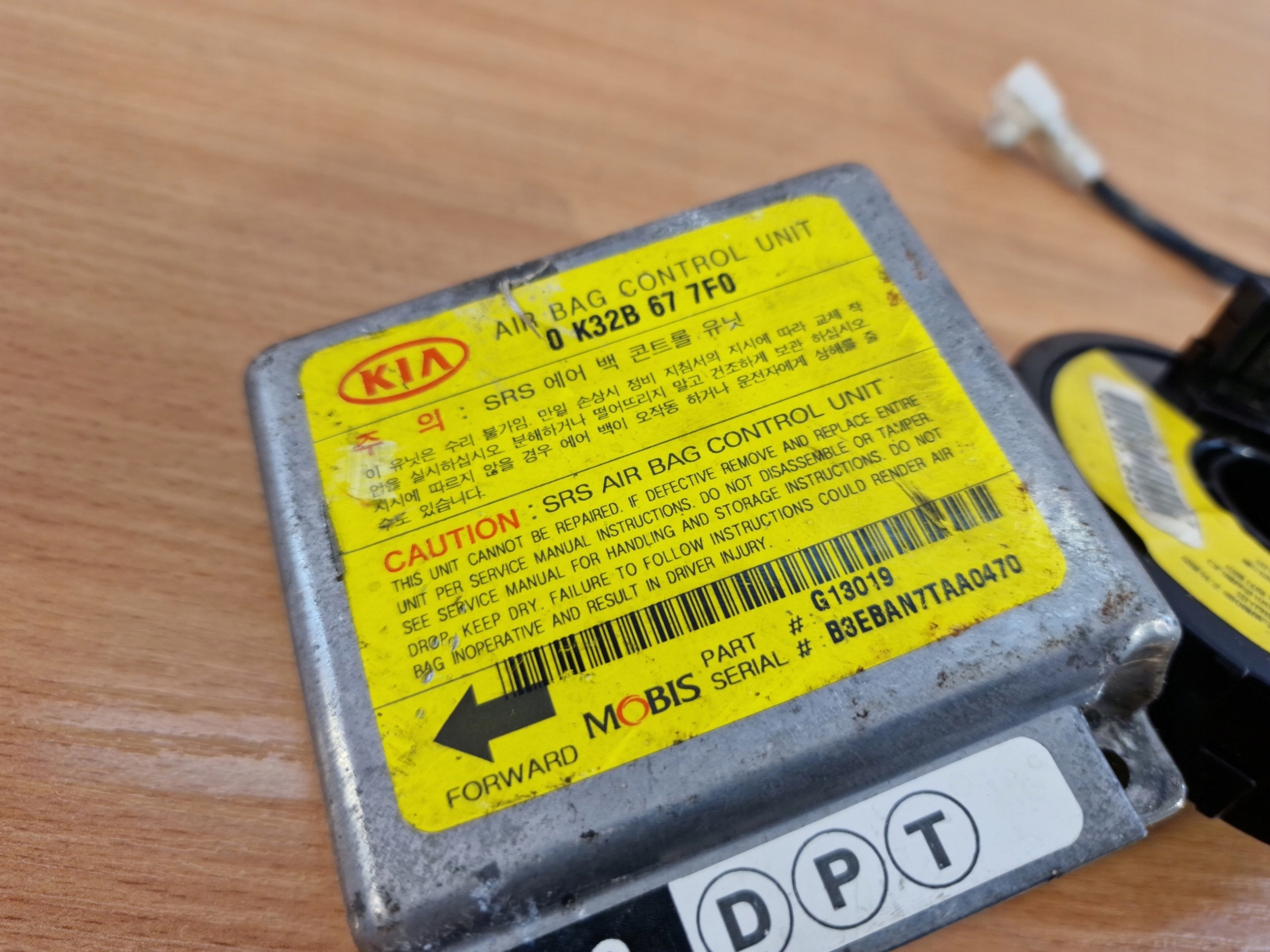 KIA RIO modul airbagů airbag + kroužek volantu