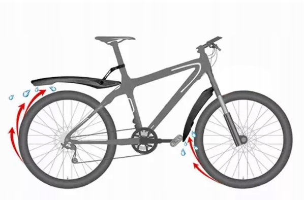 ZESTAW BLOTNIKÓW ROWEROWYCH KOMPLET PRZÓD + TYŁ BŁOTNIKI ROWEROWE 24-29'' Rodzaj komplet