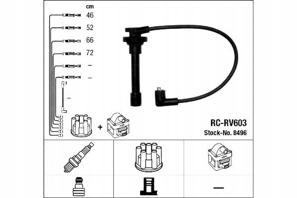 КОМПЛЕКТ PRZEWODOW ПЛОНОВИХ HONDA ACCORD III ACCO
