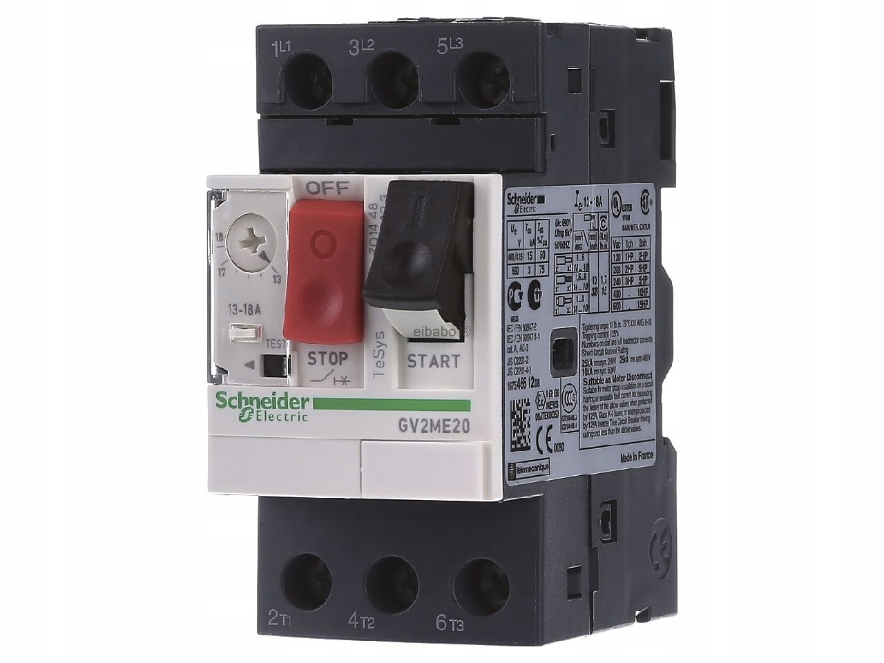 Motorový spínač Schneider Electric 690 V IP20 18 A