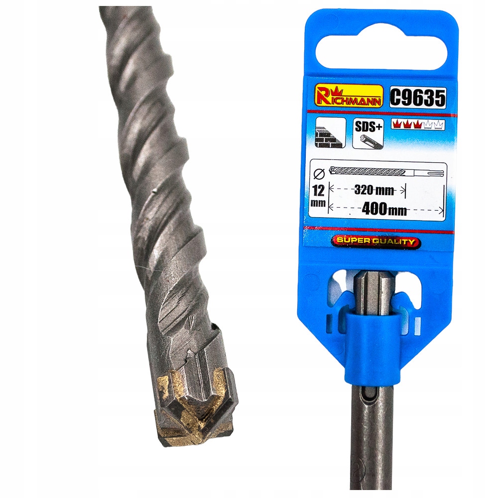 

Wiertło Do Muru Betonu fi 12x400 mm Sds-plus Widia