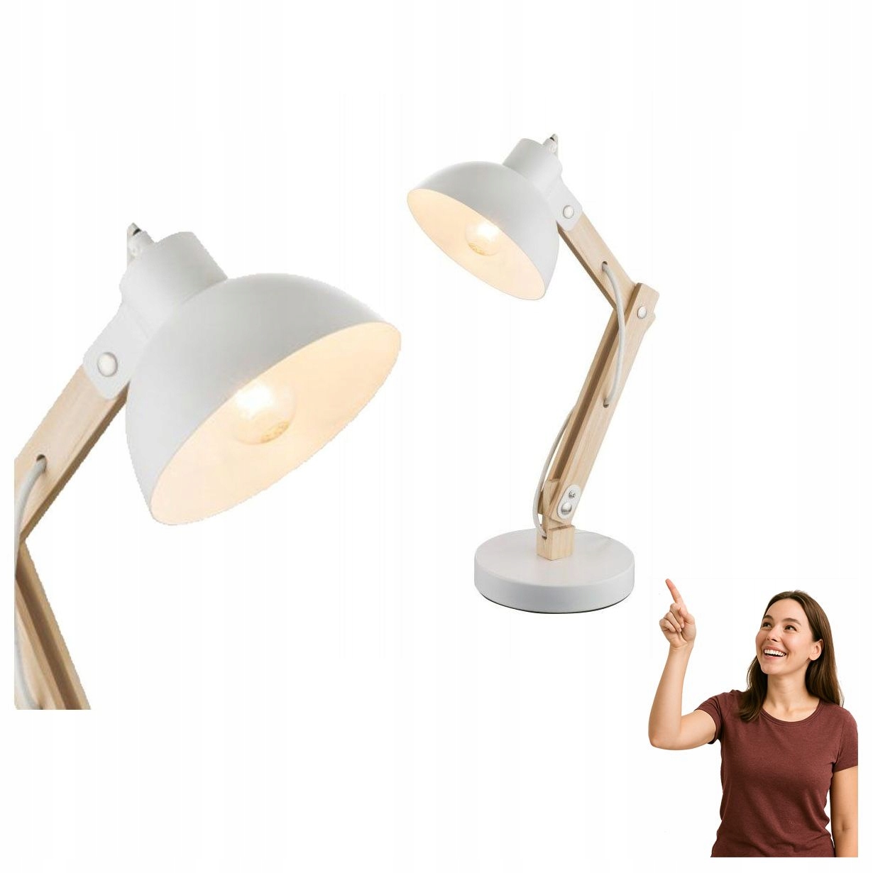 Stolní lampa na výložníku Tongariro 21502 Globo