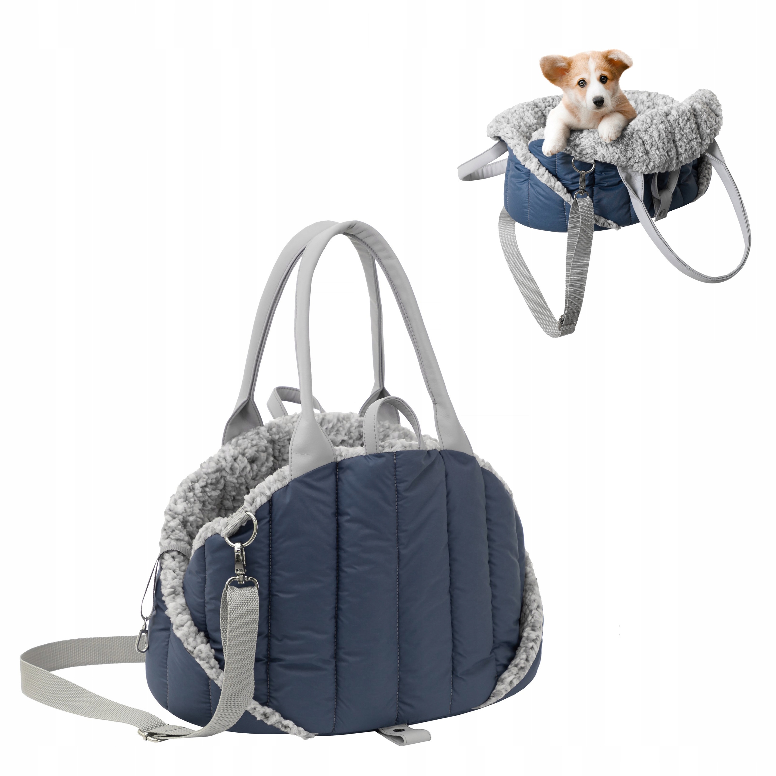 Transporter Mała Torba Nosidło dla psa kota 3w1 legowisko fotelik 38x42x28