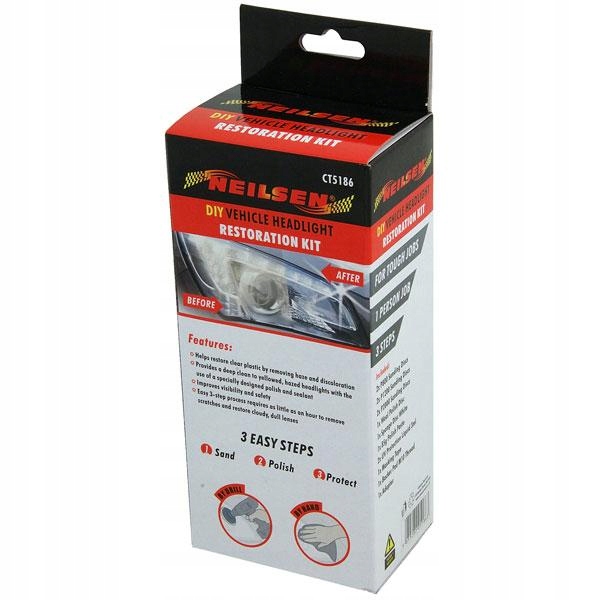 DUŻY ZESTAW DO POLEROWANIA REGENERACJI REFLEKTORÓW Stan opakowania oryginalne