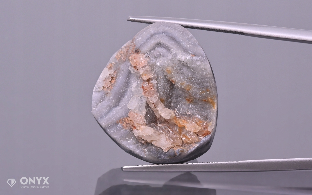 Růže chalcedonová nepravidelná 23,5x21 mm