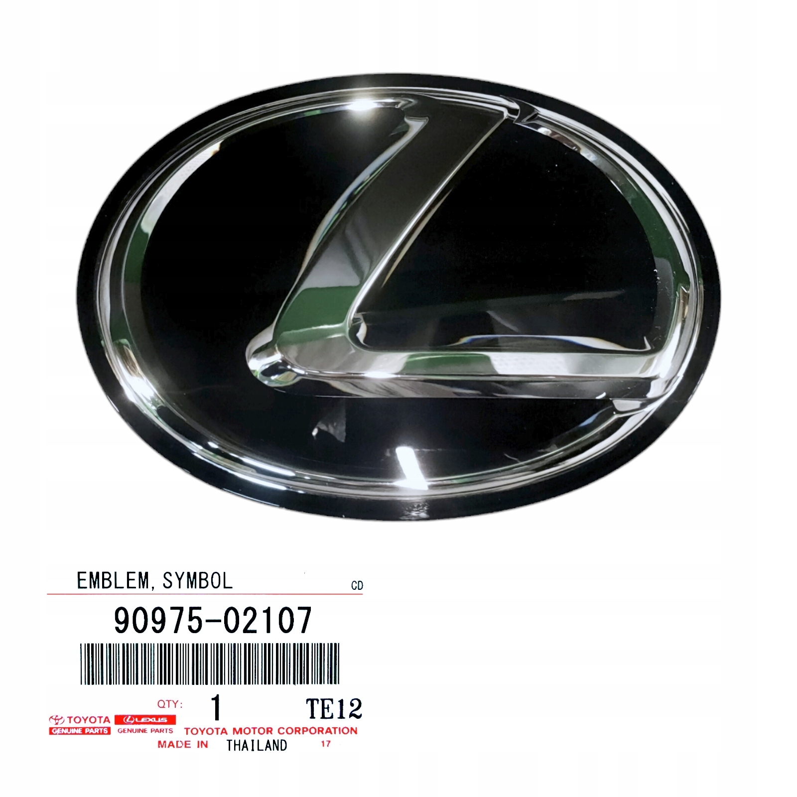 OE LEXUS IS350 EMBLEMAT LOGO ZNACZEK PRZÓD 16'- 90975-02107
