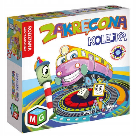 Gra planszowa Multigra Zakręcona kolejka