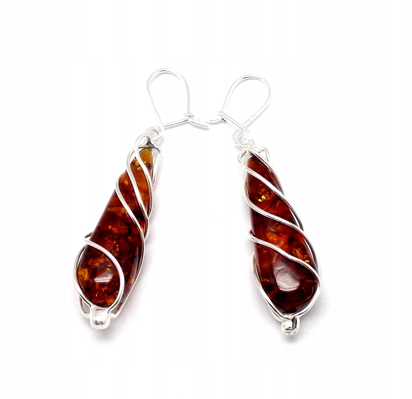 Náušnice S Jantarem