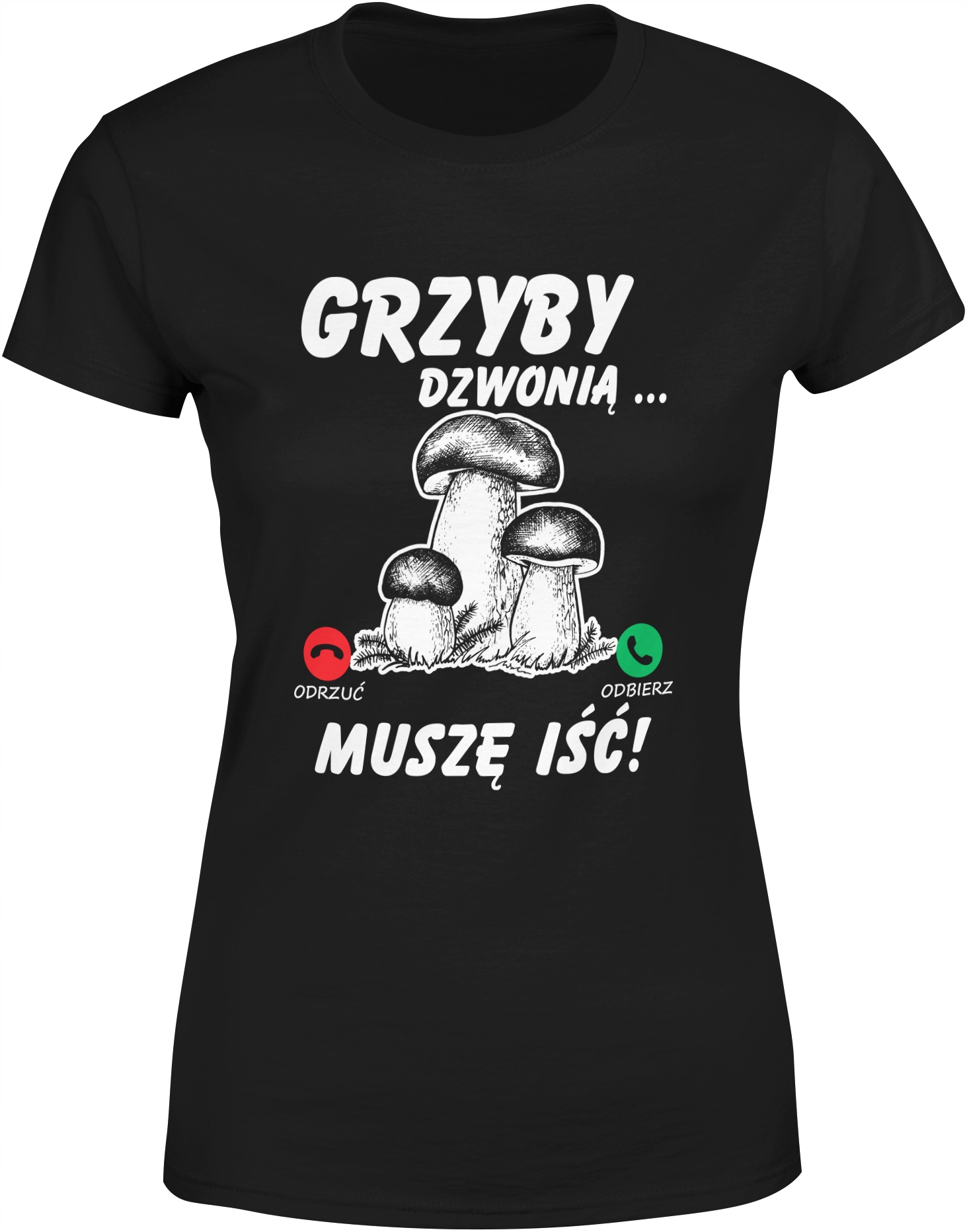 

Grzyby Grzyb Dla Grzybiarza Bluzka Damska