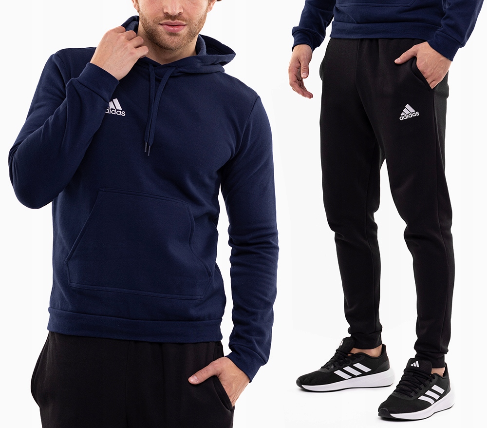 Teplákovka Pánský komplet adidas Entrada 22 Sportovní Mikina Kalhoty Kapuce vel.S
