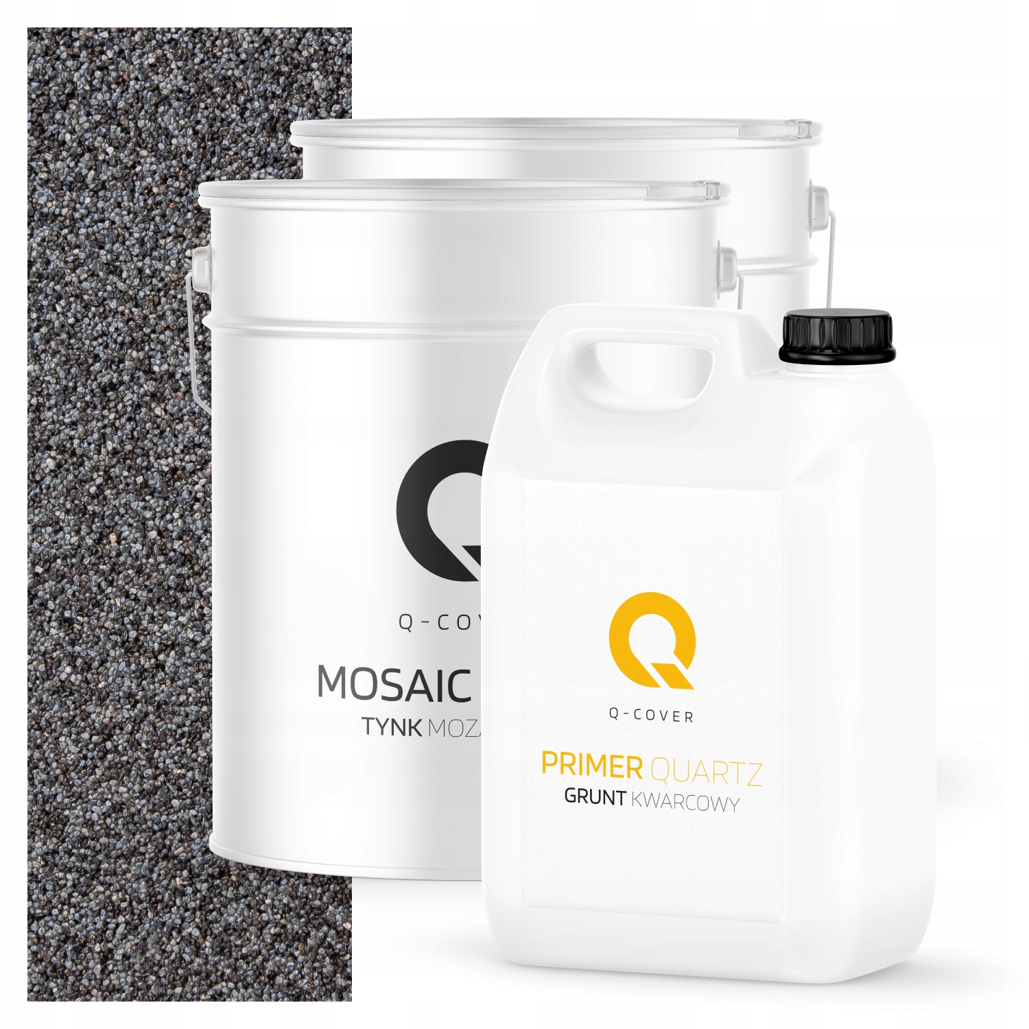 Mozaiková Omítka penetrační nátěr Sada 6.5m2 tmavě šedá grafitová M42