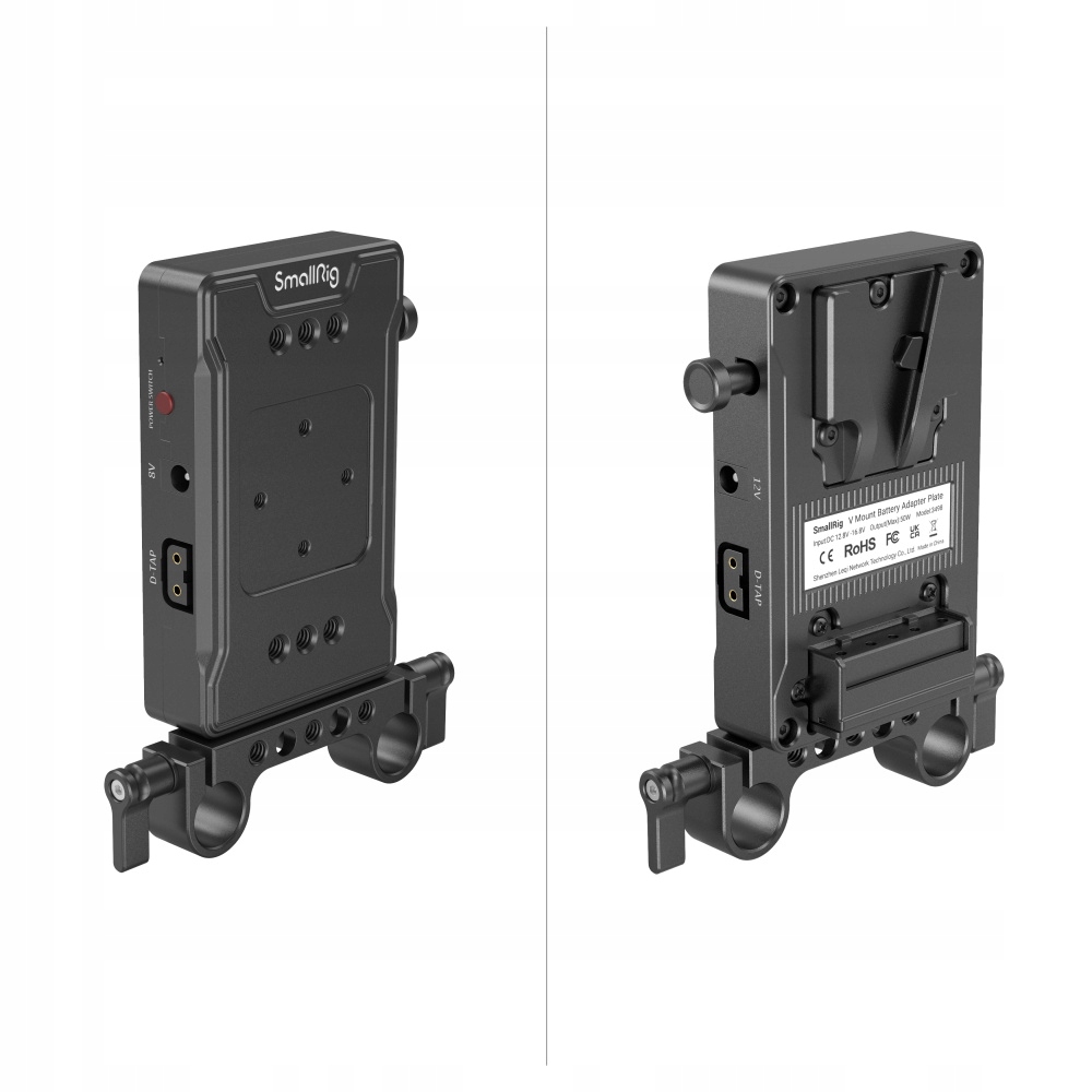 Smallrig V-lock Mount Adapter 3498 D-Tap DC 15 mm pro Dslr kameru na trubky