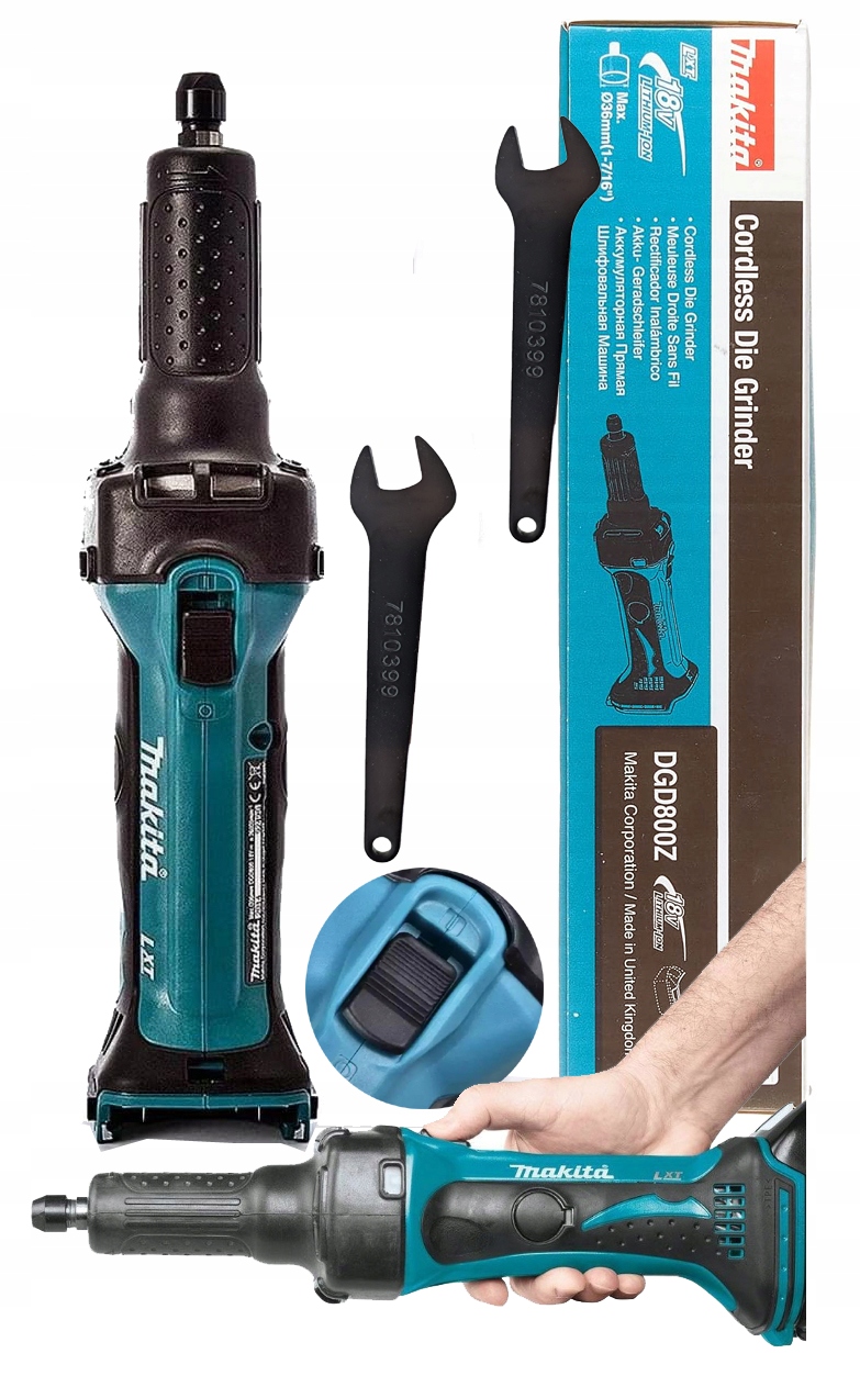 Szlifierka Akumulatorowa Makita DGD800Z Wielofunkcyjna 18V Lxt Mocowani 6MM