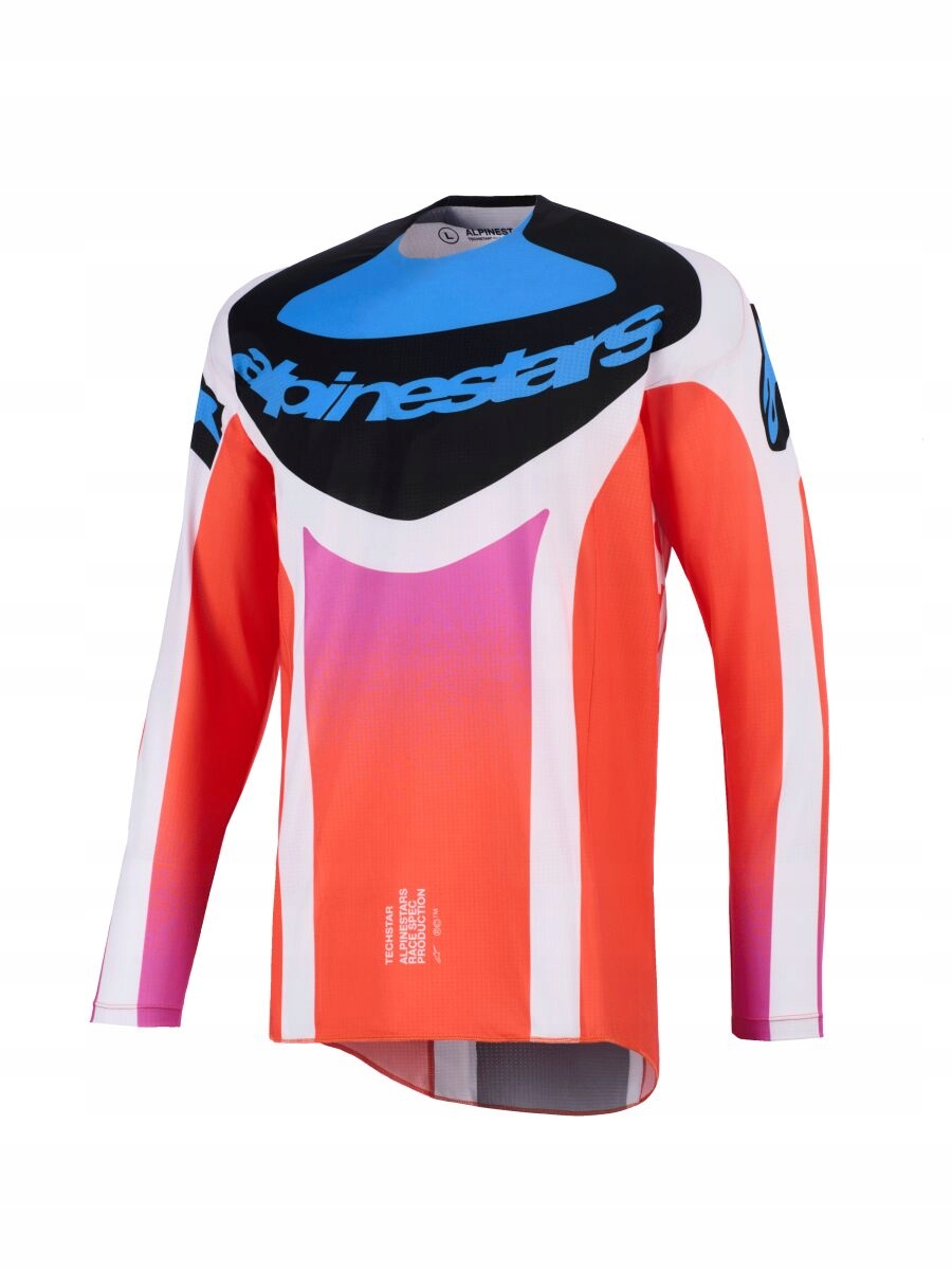 Mikina Na Cross Alpinestars Techstar Knif Gray/oragne/black 2XL