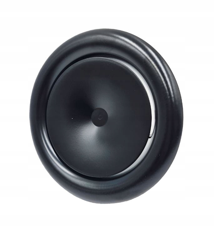 Anemostat metalowy nawiewny Prowent czarny 125mm