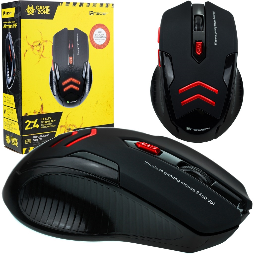 

Mysz bezprzewodowa Gamezone Airman Rf Nano Gaming