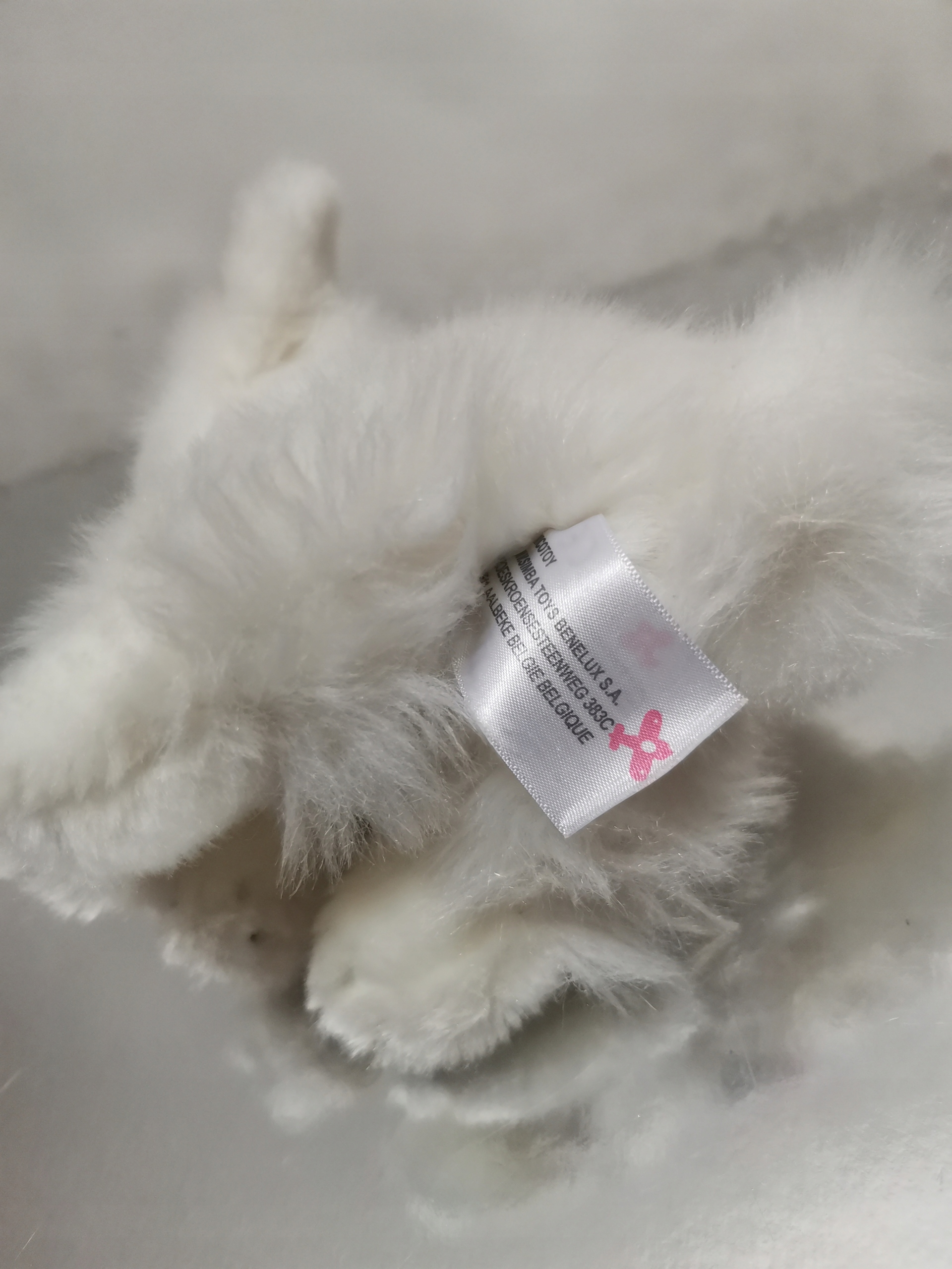 Biały piesek Chihuahua siedzący realistyczna maskotka 18cm cudny Rodzaj piesek