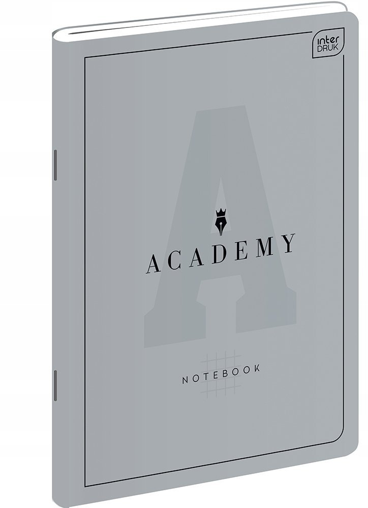 4x Zeszyt A5 60 kartek w kratkę ACADEMY (99185SET4CZ) Stan opakowania oryginalne
