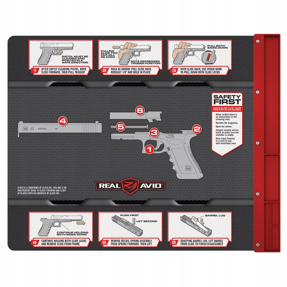 Real Avid – Čisticí podložka Glock Smart Mat
