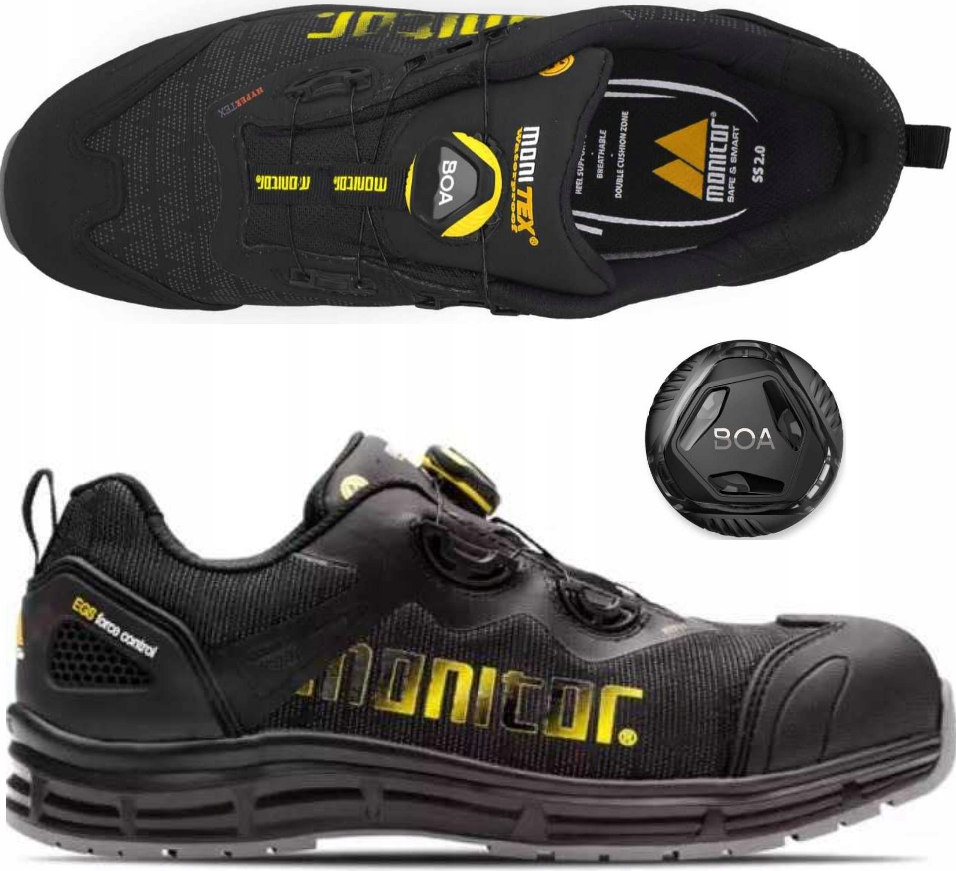 Mocne Buty Robocze Premium Boa Carbon S3 Src Hro Esd Marine Monitor 38