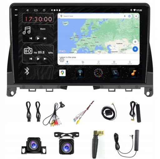 Rádio Android Mercedes W204 2007-2010 Usb Carplay Wifi 64GB Modem Sim