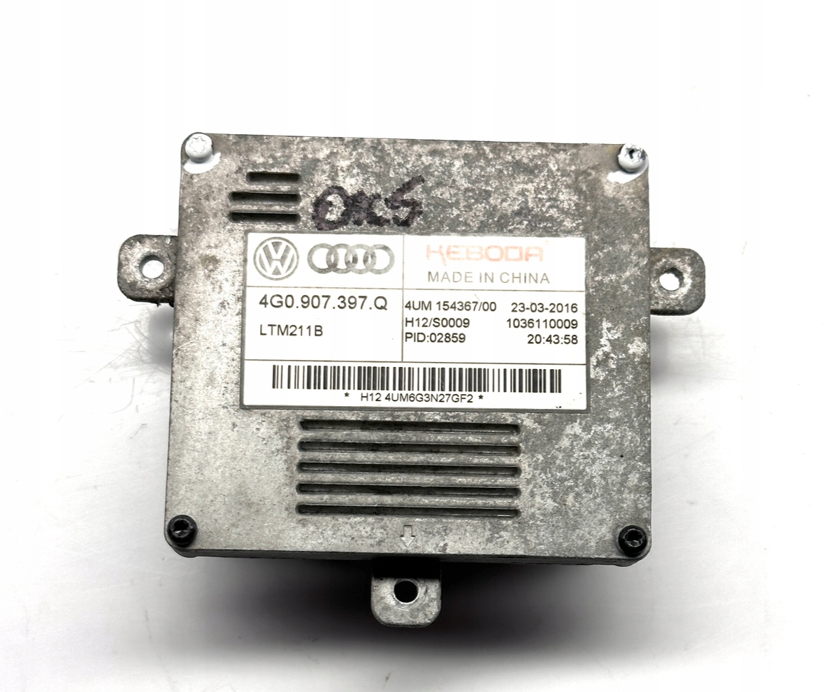 AUDI A6 S6 RS6 A7 C7 4G LIFT module control unit lights front LED 4G0907397Q