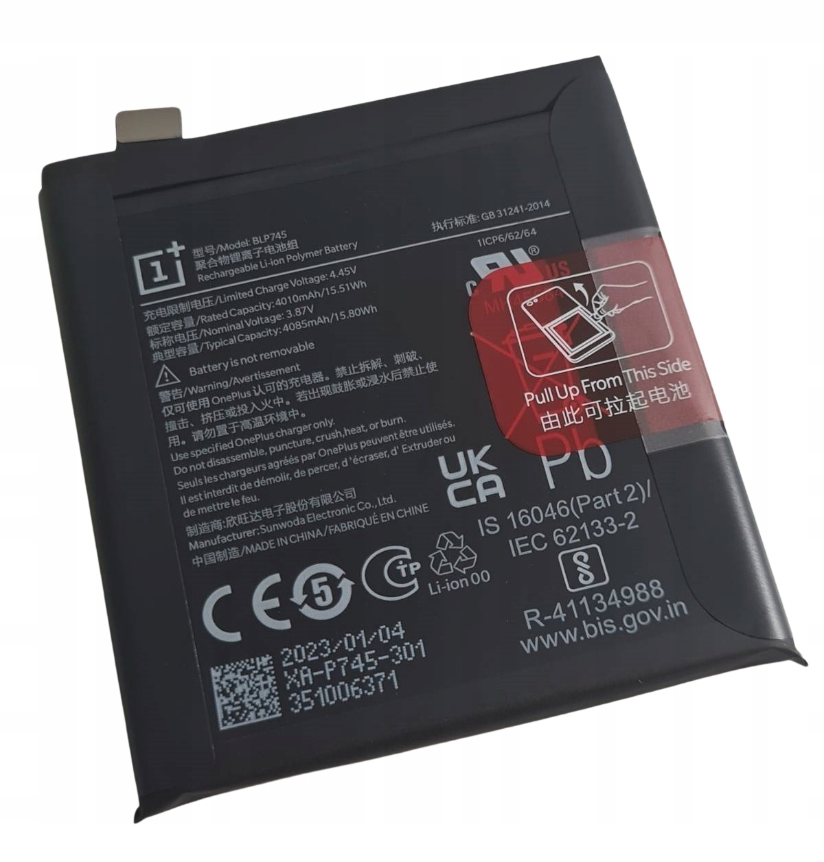 Org Nová originální akumulátor pro OnePlus 7T Pro