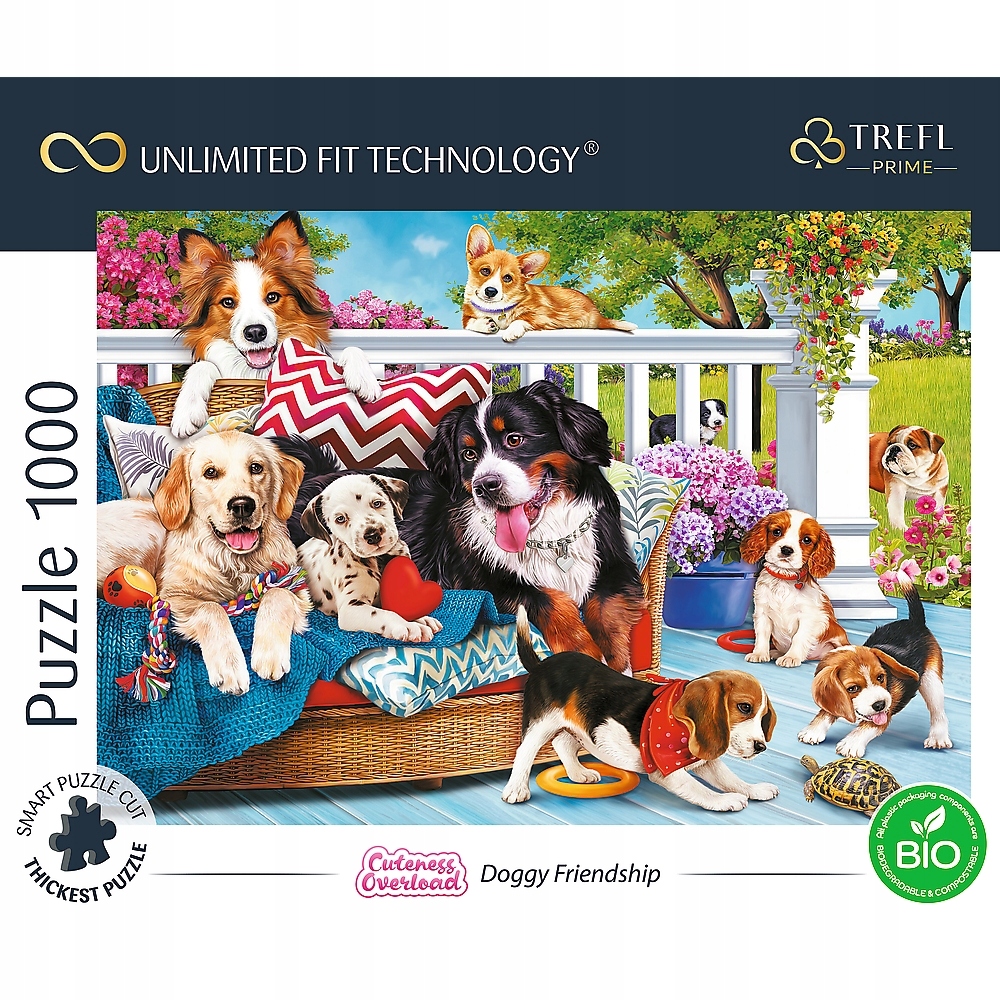 

Trefl Prime Uft Puzzle 1000: Doggy Friendship