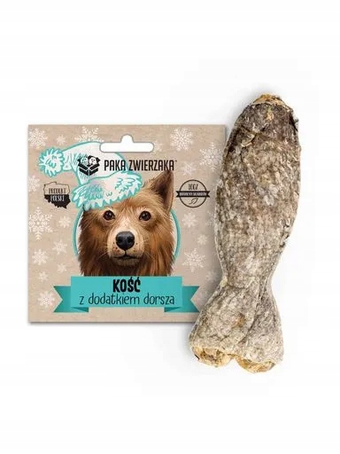 4 x Paka Zwierzaka Kost s přídavkem tresky 45 g