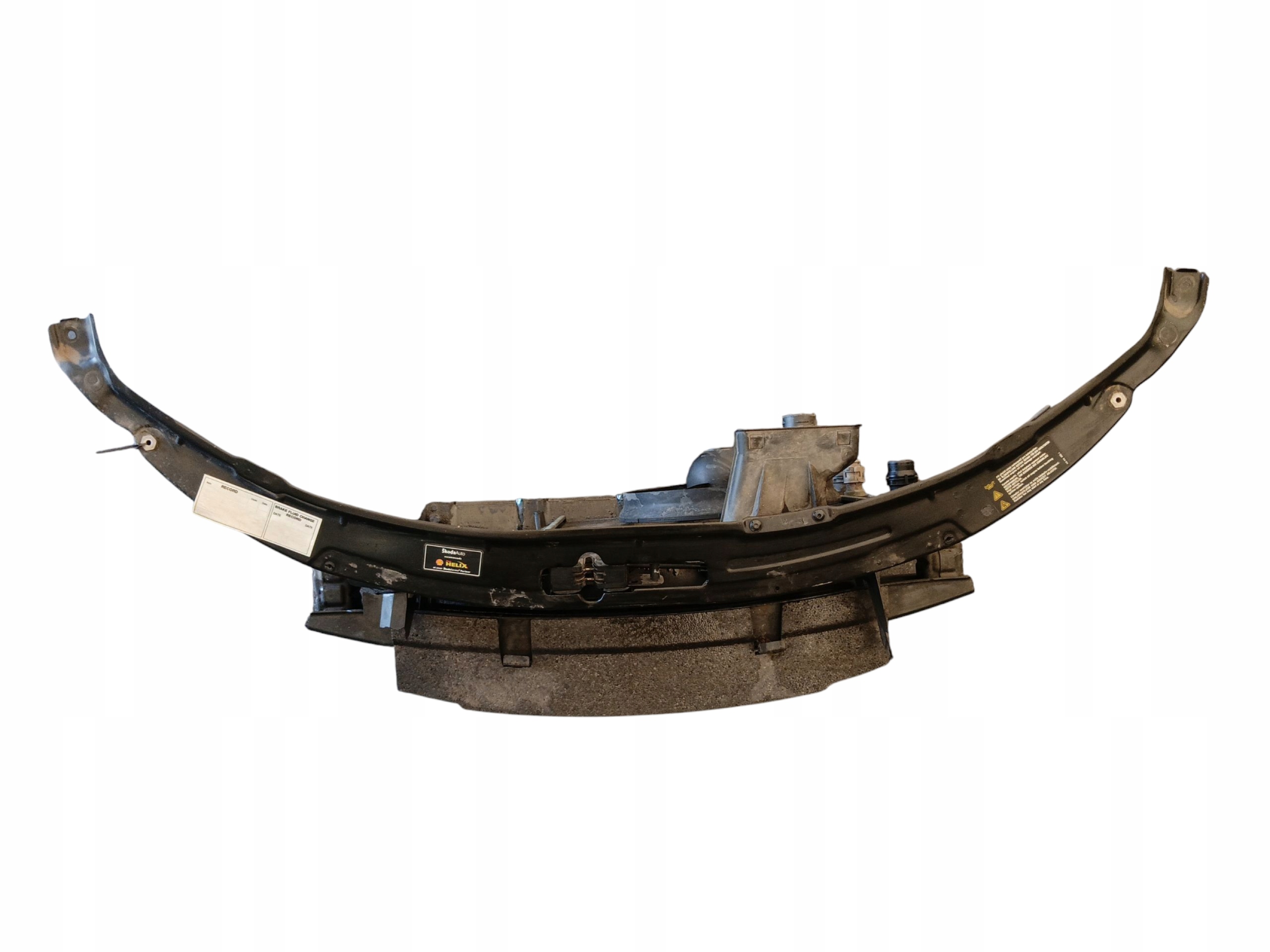 support panel for radiators radiator fan SKODA FABIA II 2 (2007-2010) 1.2 6V 60KM