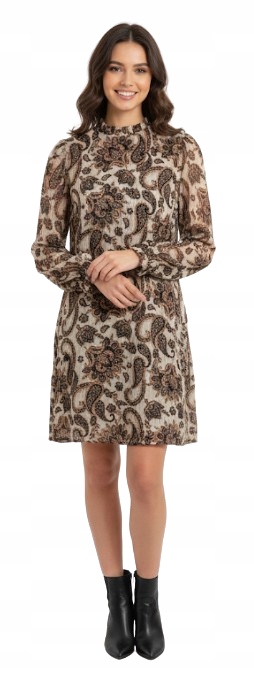 Liu Jo Šaty S Dlouhým Rukávem A Orientálním Vzorem 36 Kwp