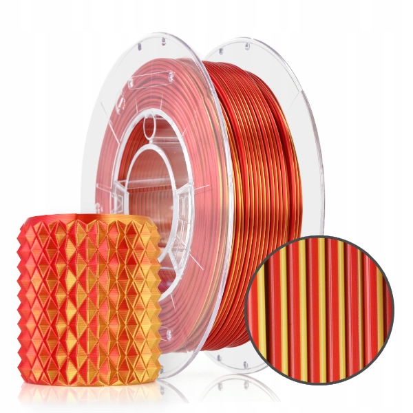 Rosa 3D PLA Magic Silk 1,75mm Fire 300g